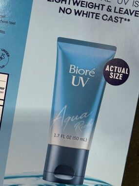 KAO Biore UV Aqua Rich Watery Essence Sunscreen SPF50+ 50ml 2026